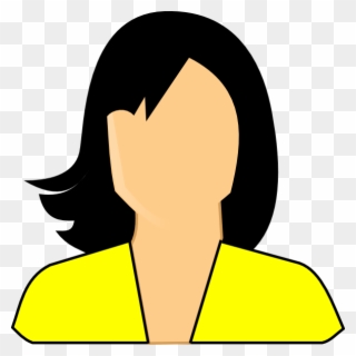 Neck Clipart Girl Short Hair - Client Icon Black Png Transparent Png