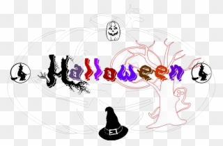 Halloween - 2x Stickany Wall Series Witch Hat Sticker Clipart