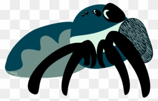 Virtual Spiders - Jumping Spider Clipart