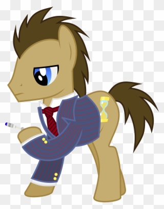 Ruinedomega, Clothes, Doctor Whooves, Necktie, Ponyscape, - Doctor Whooves Clipart
