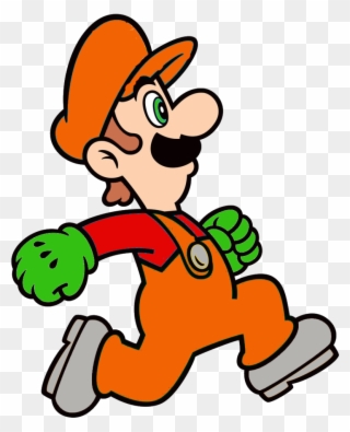 Mach Is In The Need For Speed, He Loves Cars And Food - Luigi 2d Clipart