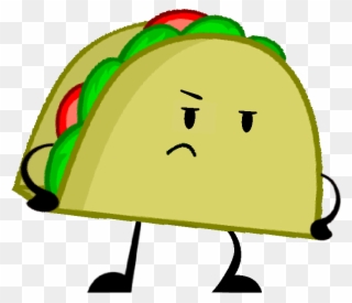 Taco Team Fan Pose - Bfdi Taco Inanimate Insanity Clipart