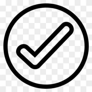 2 - Tick Outline Clipart