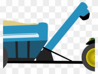 Grains Clipart Harvest - Tractor Trolley Clipart - Png Download