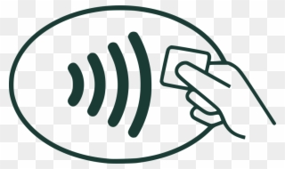 Nfc Standard Takes Aim At Qr Codes - Contactless Payment Vector Clipart