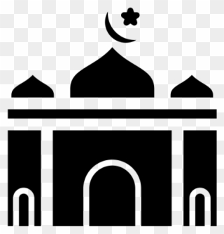 Mosque Rubber Stamp - Illustration Clipart