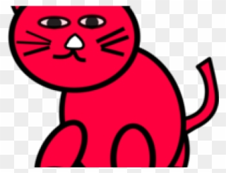 Red Cat Cliparts - Clip Art Red Cat - Png Download
