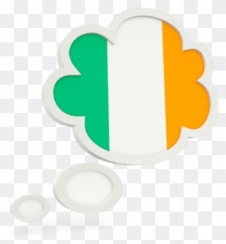 Illustration Of Flag Of Ireland - Circle Clipart