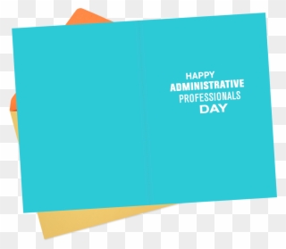 Thank You Administrative Professionals Day Card - Paper Clipart