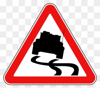 Tiger Road Sign - Friction And Road Safety Clipart