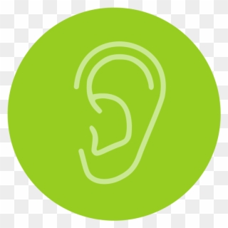 Cochlear Implants For Hearing Loss - Ear Icon Png Clipart