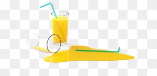 Fallen Glass Of Juice - Fallen Glass Clipart