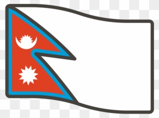 Nepal Flag Emoji - Flag Of Nepal Clipart