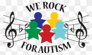2015 Kick Off Fund Raiser - We Rock For Autism Clipart