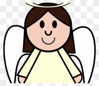 Freckles Clipart Angel Face - Christmas Nativity Angel Clipart - Png Download