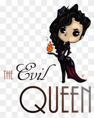 Bleed Area May Not Be Visible - Ouat Evil Queen Chibi Drawings Clipart