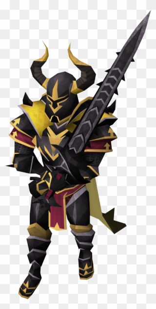 Black Knight Guardian - Runescape Black Knight Clipart