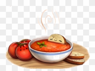 Soup Clipart Gazpacho - Soup Dinner Clipart Png Transparent Png