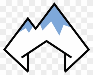 Logo Blue White Mountain - Head Of The Church Clipart