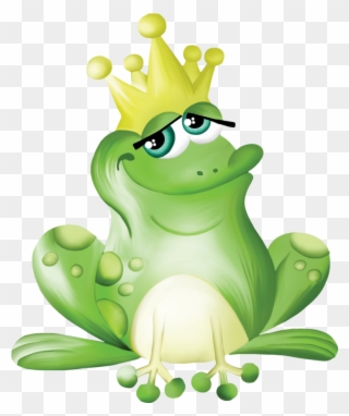 #mq #green #frogs #frog #crown #crowns - Frog Prince Clip Art - Png Download