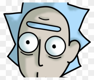 Rick And Morty Clipart Drool Face - Rick's Drool - Png Download