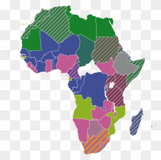 Official Languages In Africa - Languages Of Africa Map Clipart