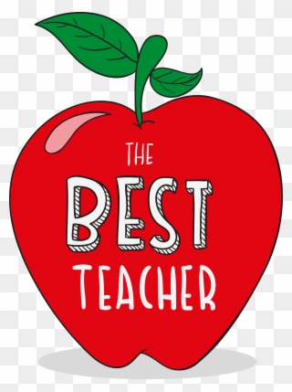 Love Text Clipart Apple - Apple For Teachers Day - Png Download