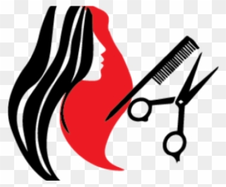 Haircut Clipart Parlor - Hair Salon Tools Cartoon - Png Download