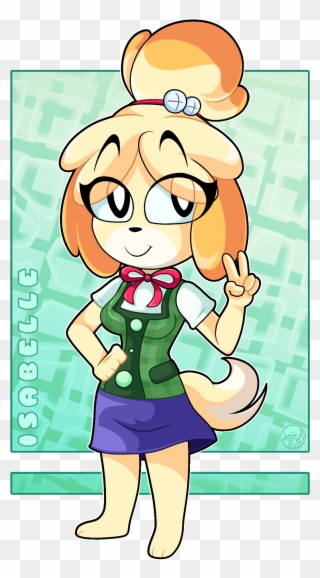 It Kinda Took Me Yesterday To Draw A Fanart Of Isabelle - Cartoon Clipart