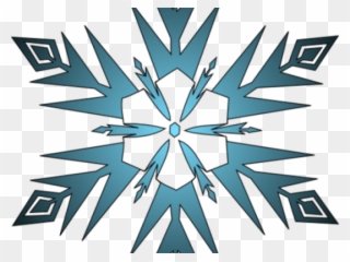 Frost Clipart Disney Frozen Snowflake - Elsa Snowflake - Png Download