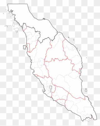 Medium Image - Peninsular Malaysia Election Map Clipart