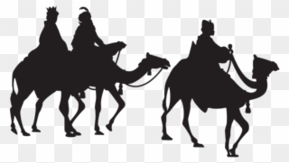 Free Png Three Kings Silhouette Png Images Transparent - 3 Wise Men Silhouette Png Clipart