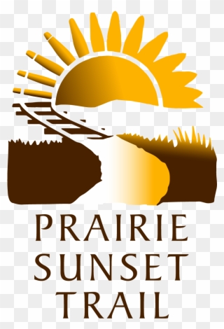 Prairie Sunset Trail - Poster Clipart