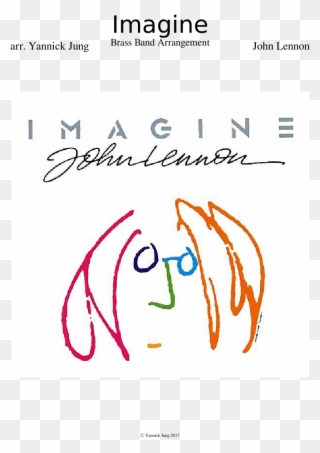 Imagine Sheet Music Composed By John Lennon 1 Of 12 - John Lennon Imagine Clipart