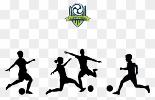 Little Rev's Soccer Camp Southern Illinois Revolution - Silhouette Clipart