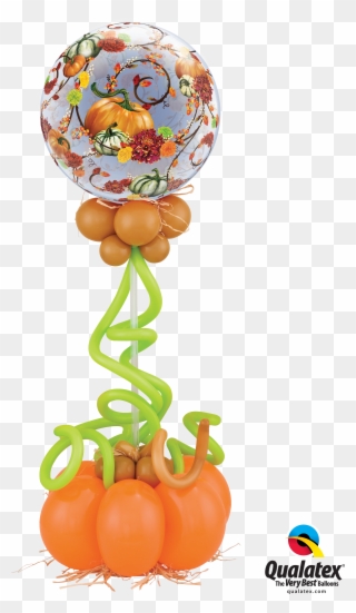 Autumn Floral Centerpiece - Balloons Centerpiece Png Clipart