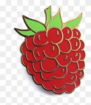 Single Raspberry Png Transparent Image - Seedless Fruit Clipart