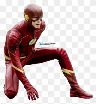 Barry Allen Png - Flash Season 4 Costume Clipart