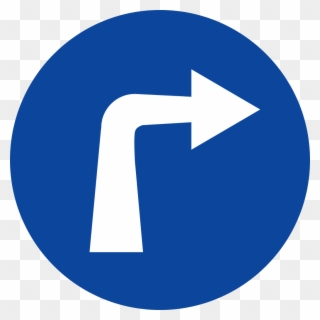 File Road Sign P50d Svg Wikimedia Commons - Cartoon Turn The The Right Clipart