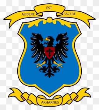 Akharnes Coat - Medieval Coat Of Arms Eagle Symbol Clipart
