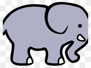 Grey Clipart Clip Art - Elephant Clip Art - Png Download