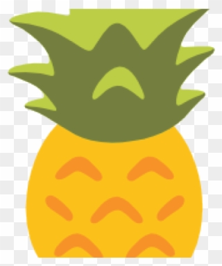 Emoji Clipart Pineapple - Transparent Background Pineapple Cartoon - Png Download