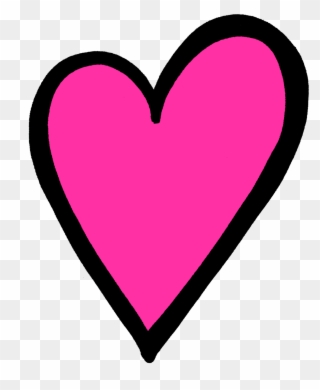 Transparent Pink Heart Clip Art - Heart Png Transparent Pink