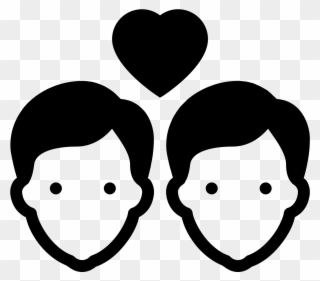 Gay Marriage Filled Icon Clipart