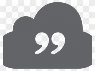 Quotes Clipart Cloud Png - Sticker Transparent Png