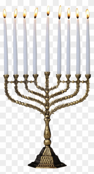 Free Png White Candle's Png Images Transparent - Hanukkah Png Clipart