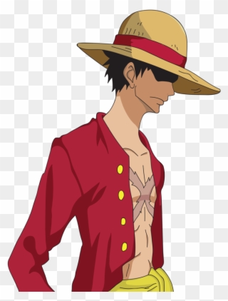 Vectored Image I Made Of Straw Hat Luffy - Trafalgar D Water Law Coat Clipart