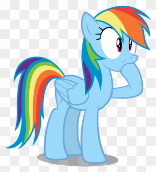 Rainbow Dash Mammal Vertebrate Horse Like Mammal Fictional - Mlp Rainbow Dash Vector Clipart