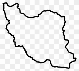 Open - Iran Map Vector Png Clipart