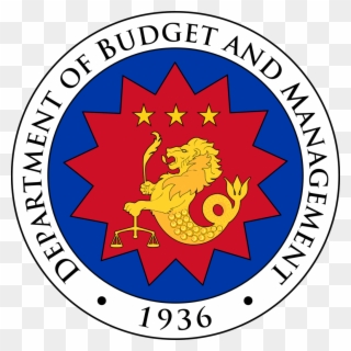 Department Of Budget And Management Official Seal - Department Of Budget And Management Logo Png Clipart